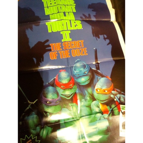 1991 teenage mutant ninja turtles 2 the secret of the ooze movie poster - Picture 2 of 6